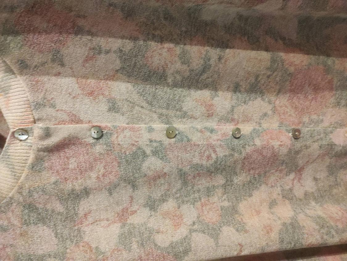 FLORAL PRINT KNIT CARDIGAN - Image 4
