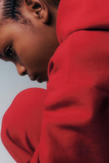 SPORTY HOODIE - Red by Zara