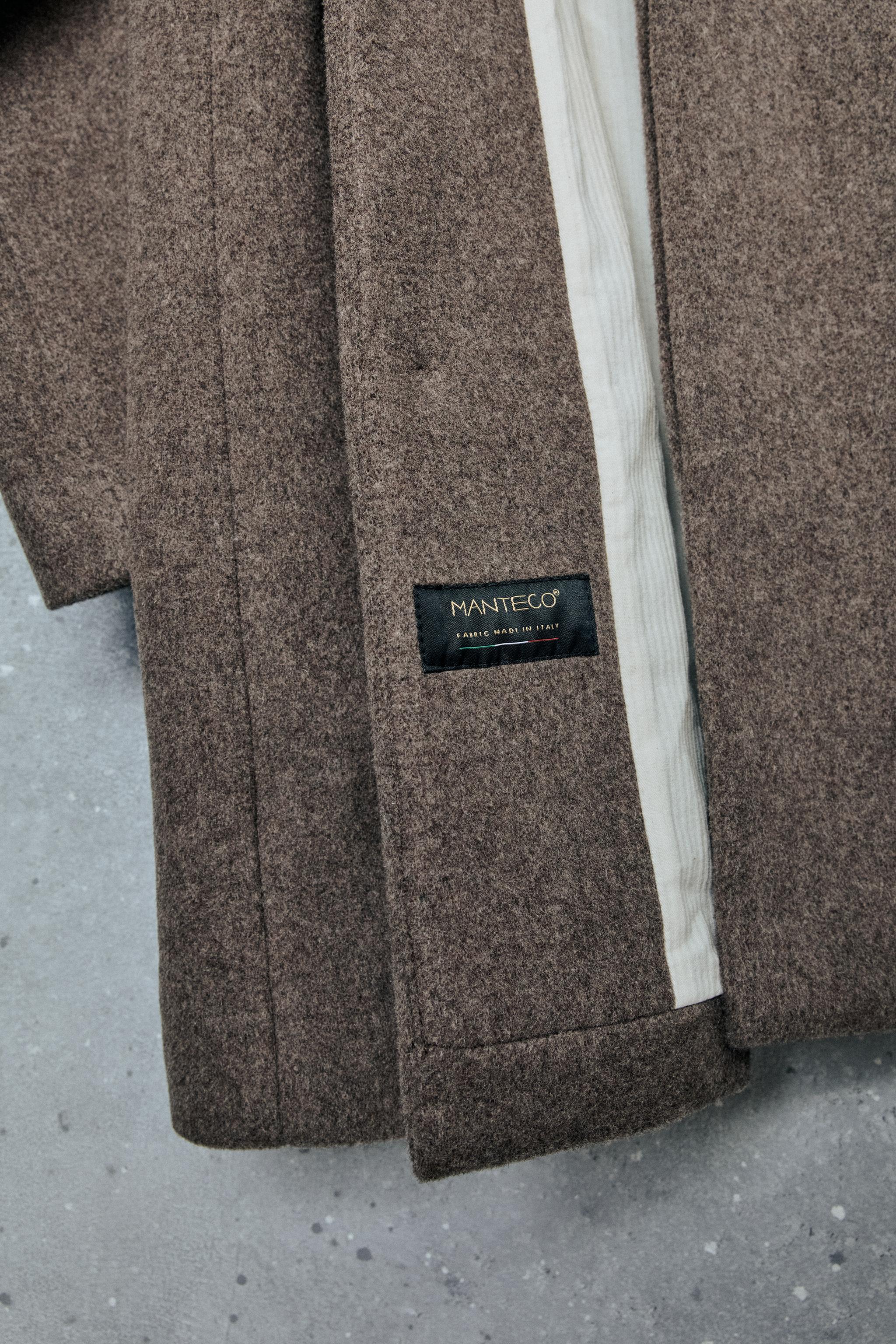 STORIESZ - MANTEAU LONG MANTECO AVEC LAINE
