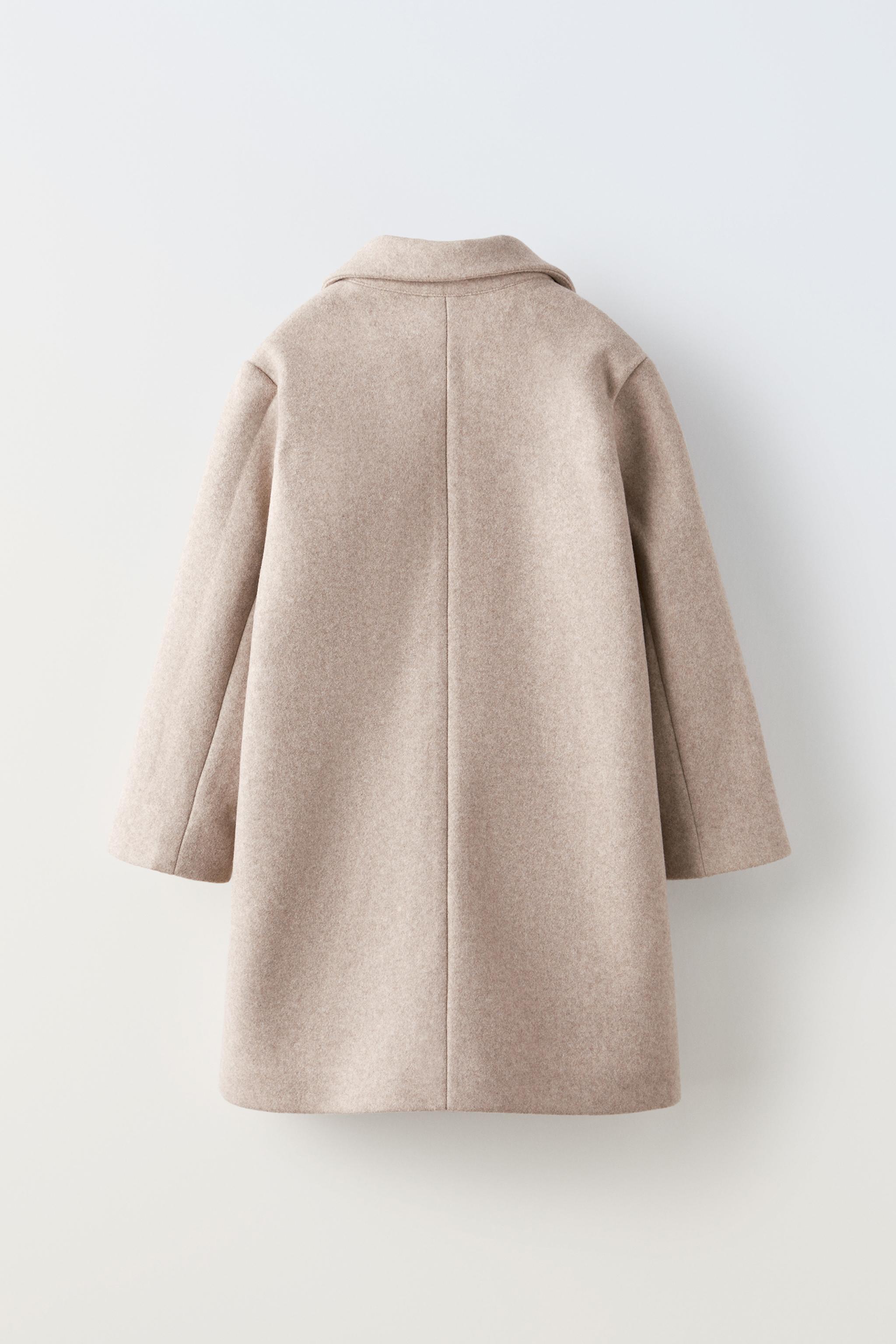 Zara sale beige coat