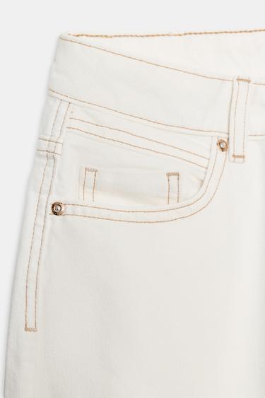 JEAN Z.03 DROIT TAILLE HAUTE LONG - Blanc de Zara - Image 7