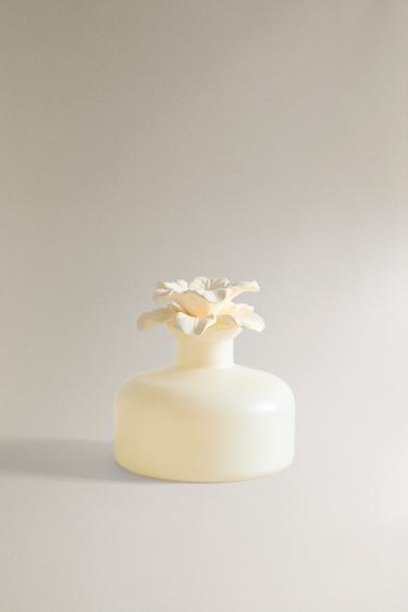 (150 ML) DIFFUSEUR DE PARFUM D’AMBIANCE CÉRAMIQUE CRÈME MIMOSA SUBLIME - CAMEL/BLANC  de Zara - Image 1