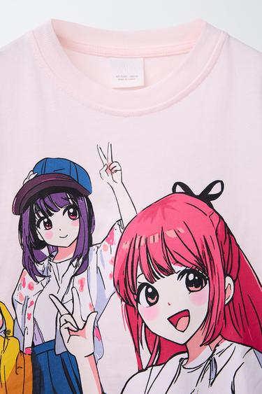 T-SHIRT IMPRIMÉ - Rose de Zara - Image 2