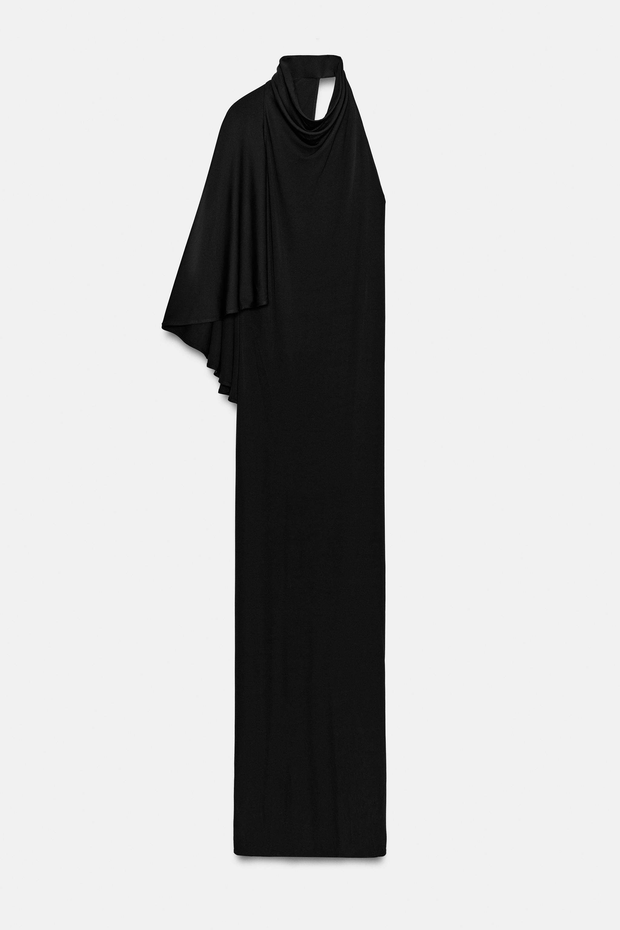 Женские платья Zara ZW COLLECTION ASYMMETRIC SLEEVE DRESS — фото 3