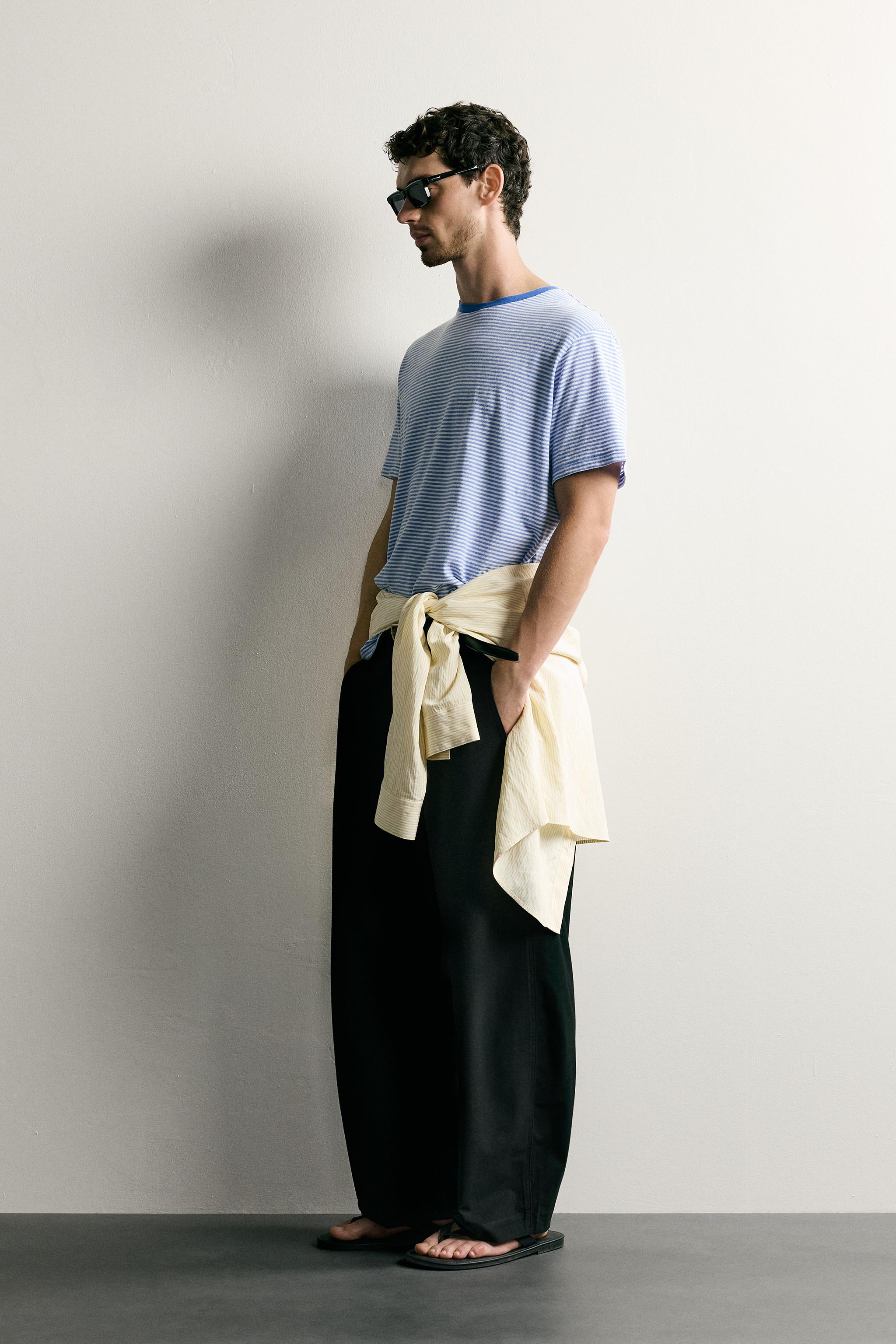 REGULAR FIT STRIPED T-SHIRT