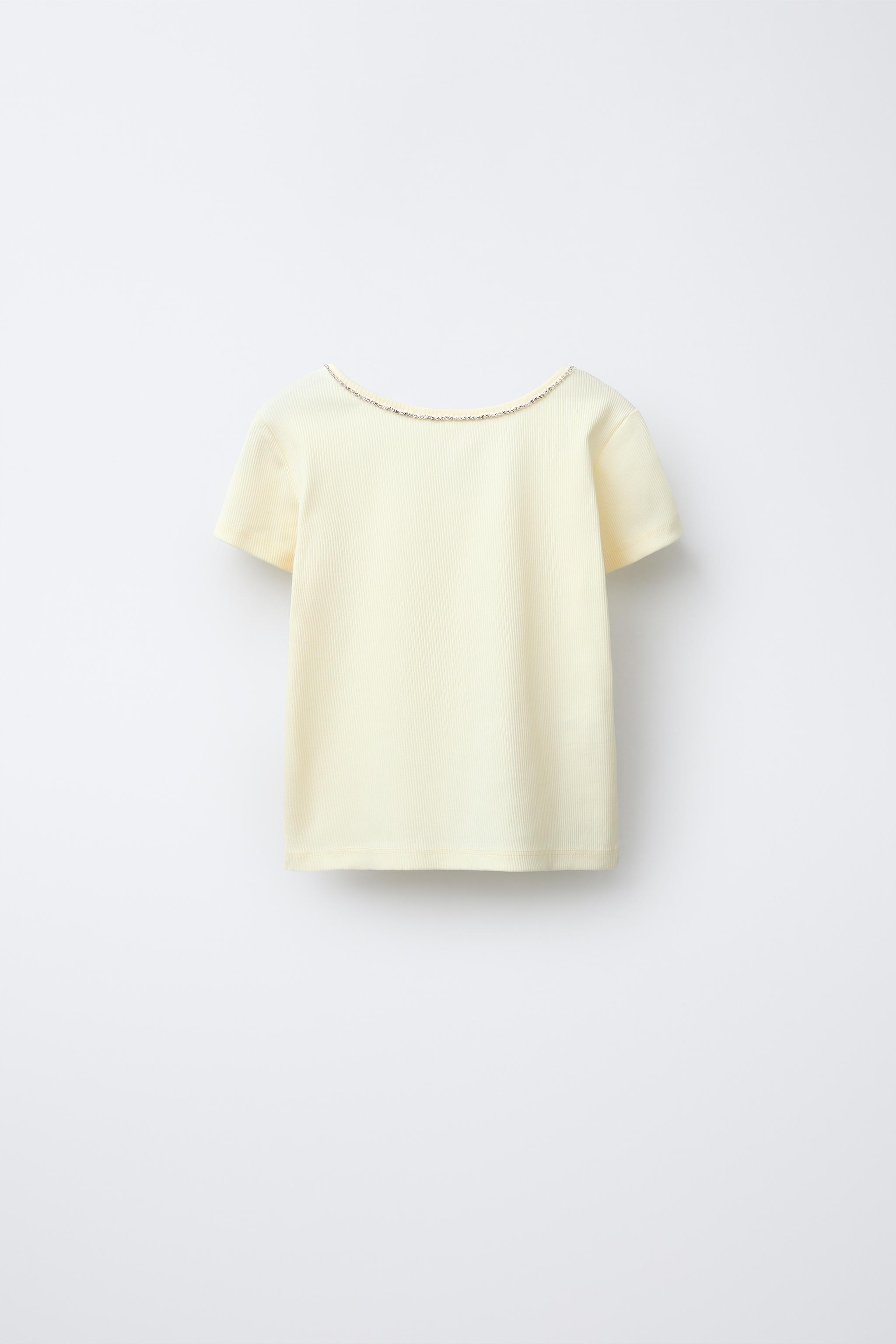 しろ TEARDROP PRINT T-SHIRT - White | ZARA United States
