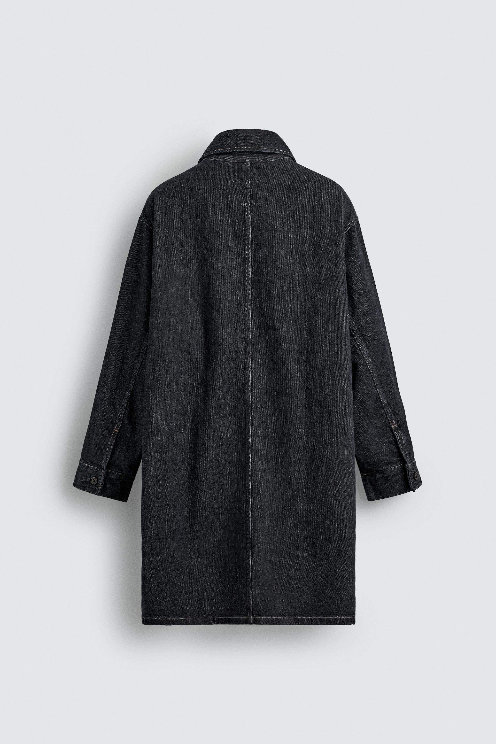 リラックスフィットデニムコート - インディゴブルー | ZARA Japan / 日本