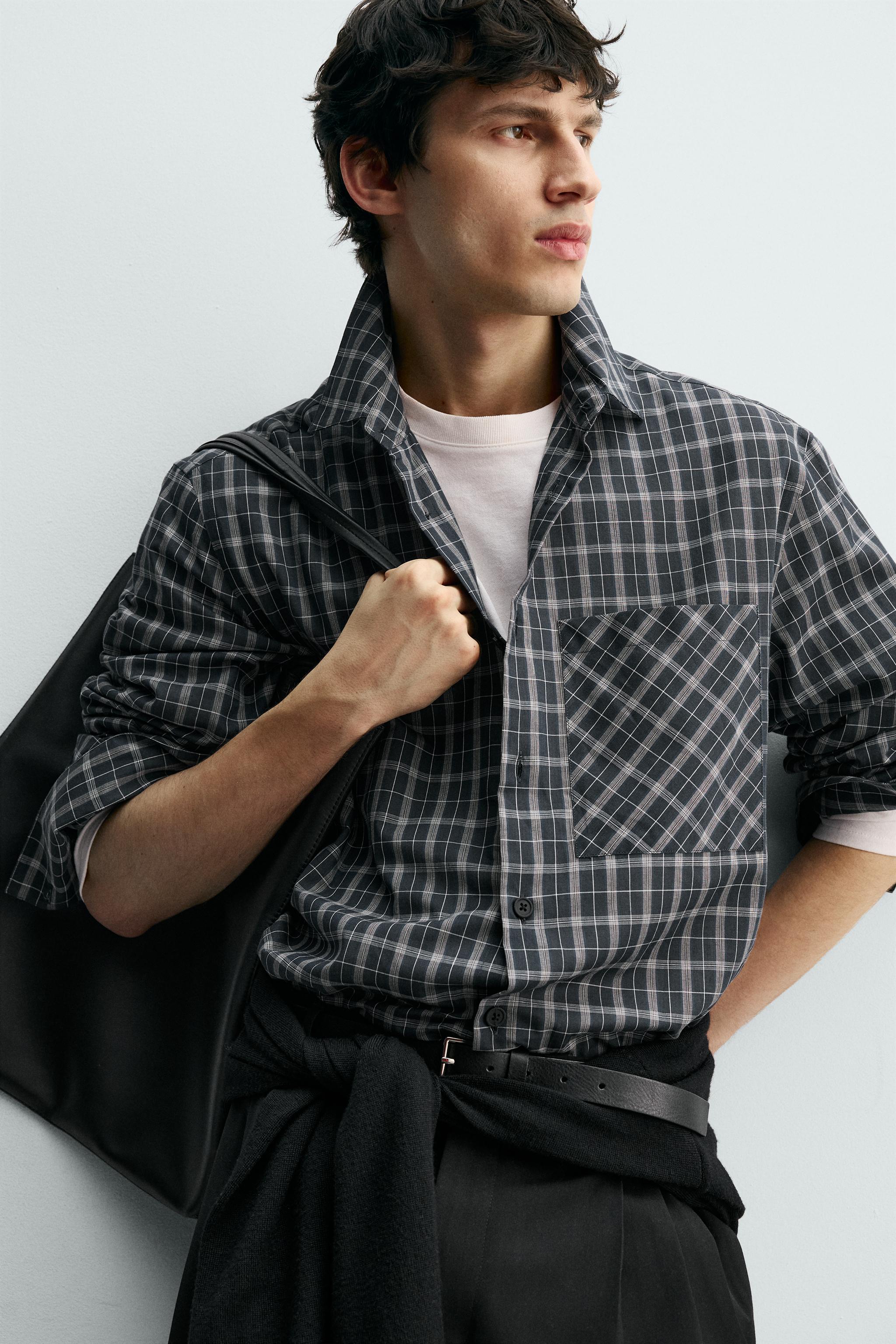 CHEMISE VOILE À CARREAUX