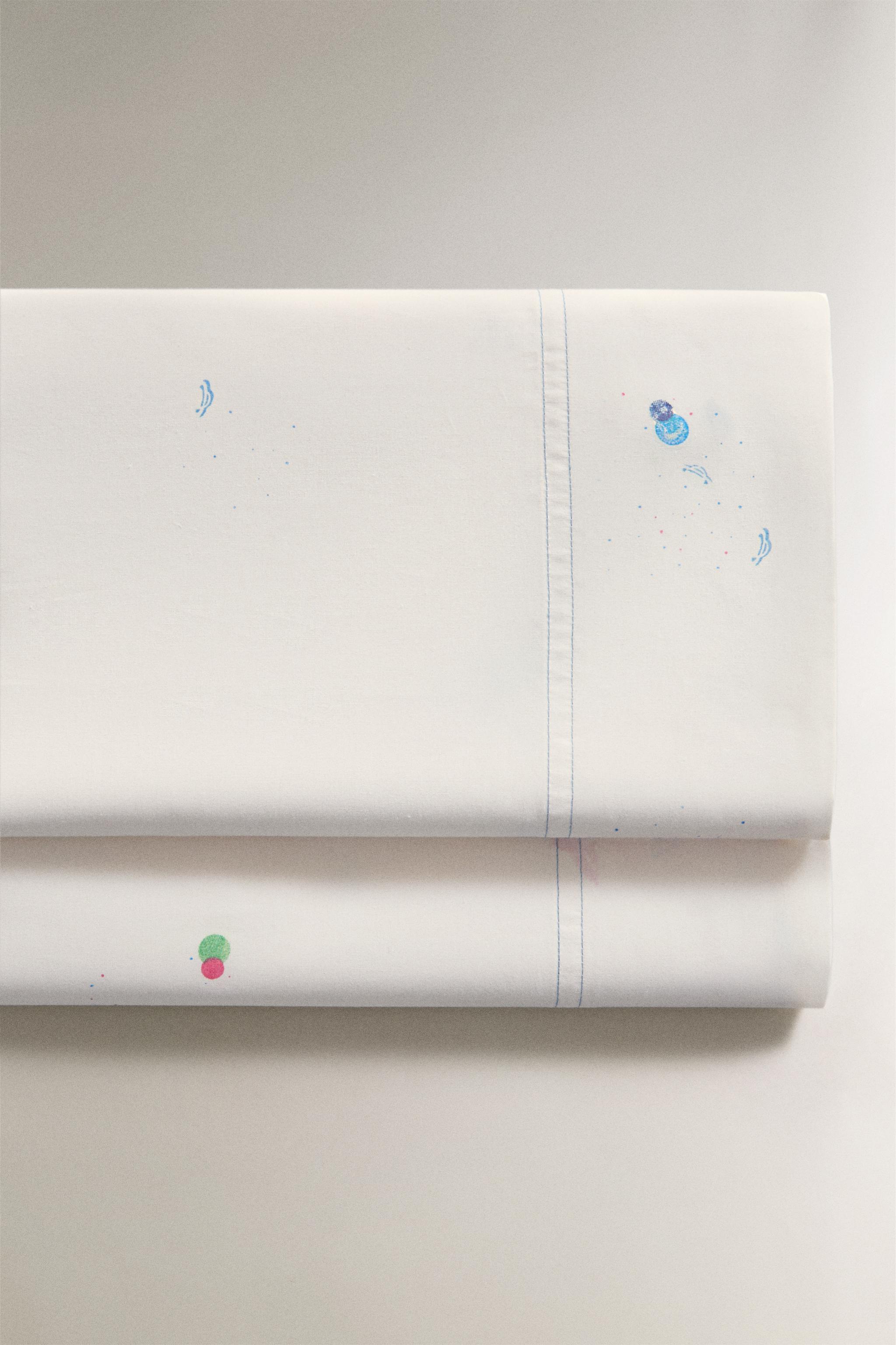 KIDS' SPACE FLAT SHEET — Multicolored