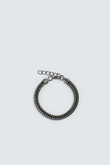 METAL CHAIN LINK BRACELET - Silver by Zara