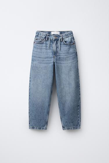 JEANS BAGGY BALLOON - Azul de Zara