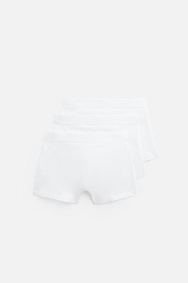 LOT DE 3 BOXERS BASIQUES - Blanc de Zara - Image 1