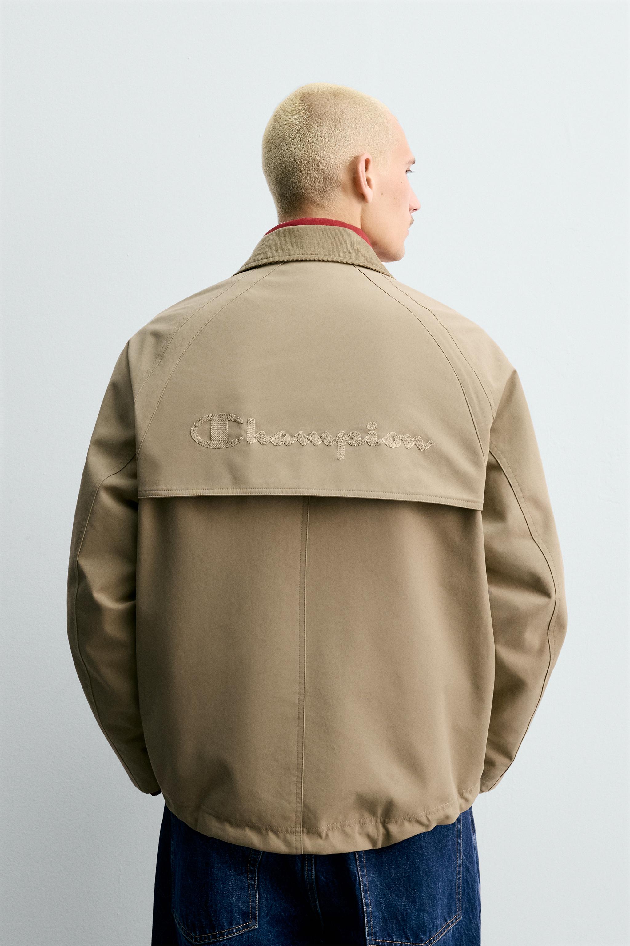 CHAMPION ZARA パッチポケット付きトレンチコート CHAMPION ® X ZARA POCKET TRENCH COAT - Beige | ZARA Canada