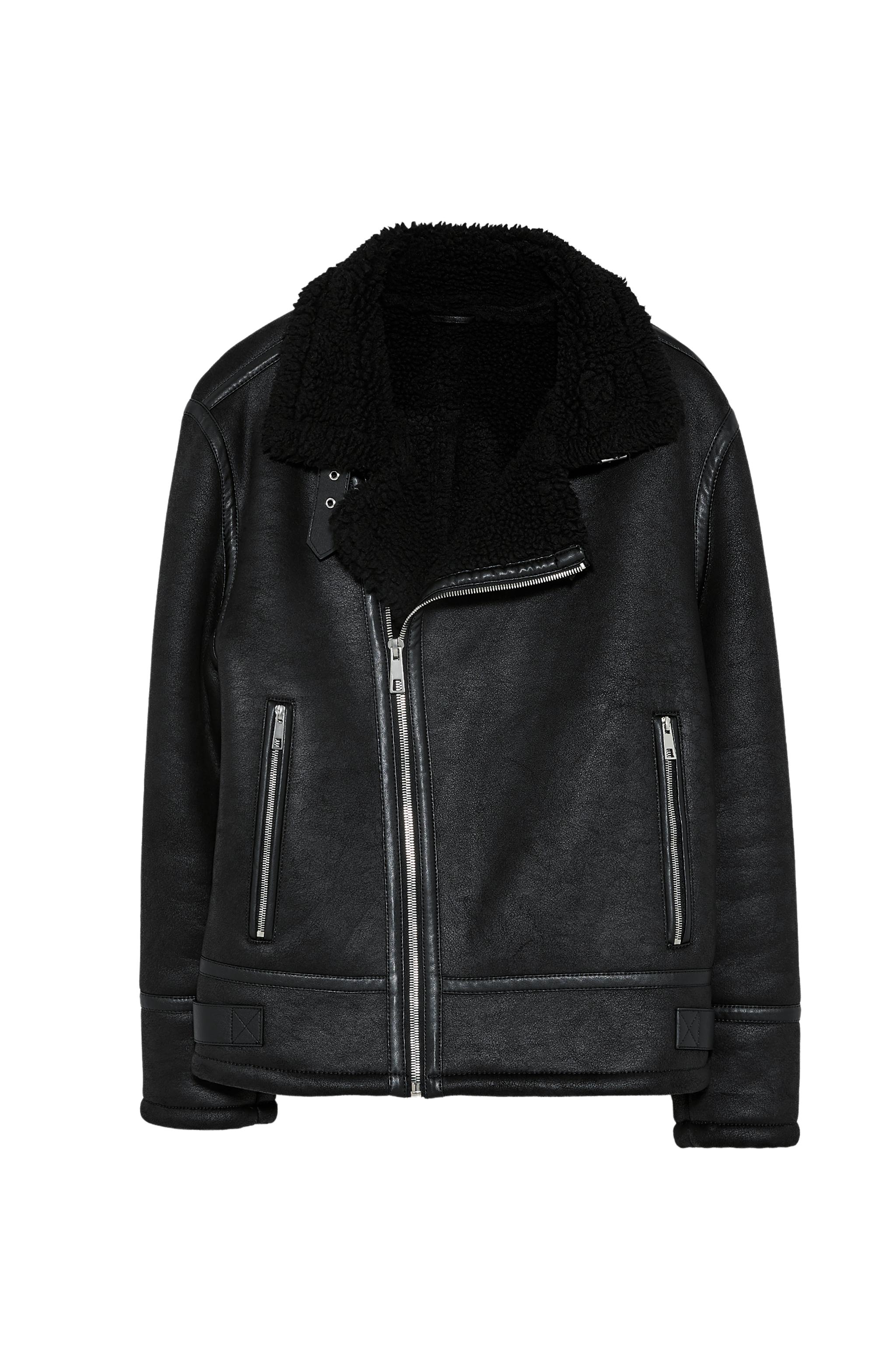 DOUBLE-FACED BIKER JACKET SECOND HAND | Zara Preowned