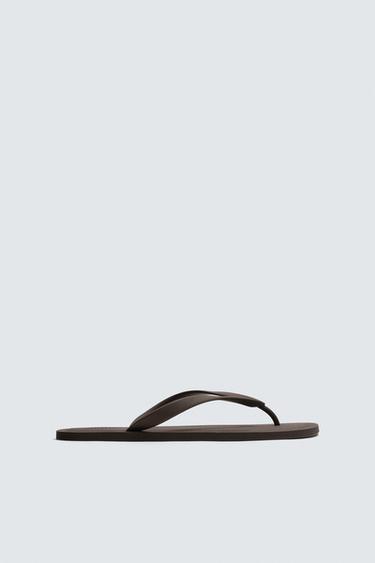 SANDALES À BRIDES - Marron de Zara