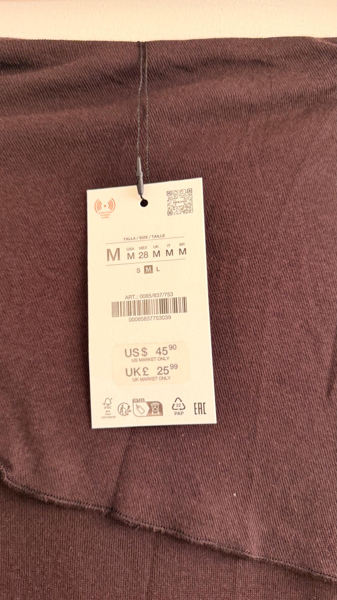 SOFT MIDI SKIRT M I CHOCOLATE BROWN - Image 3