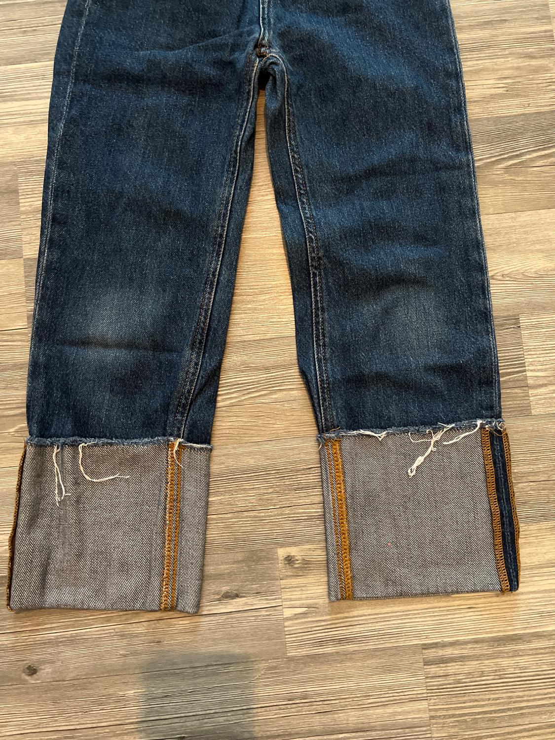 STRAIGHT CONTRAST JEANS - Image 2