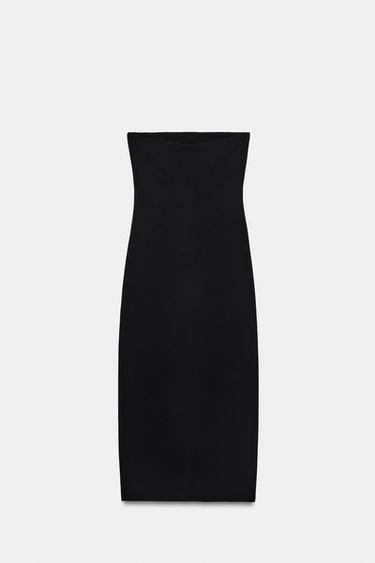 STRETCH DRESS WITH FIREMAN CLASP - Black by Zara - Image 7