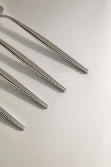 PACK OF FORKS WITH THIN HANDLES (PACK OF 4) - Steel by Zara - Image 2