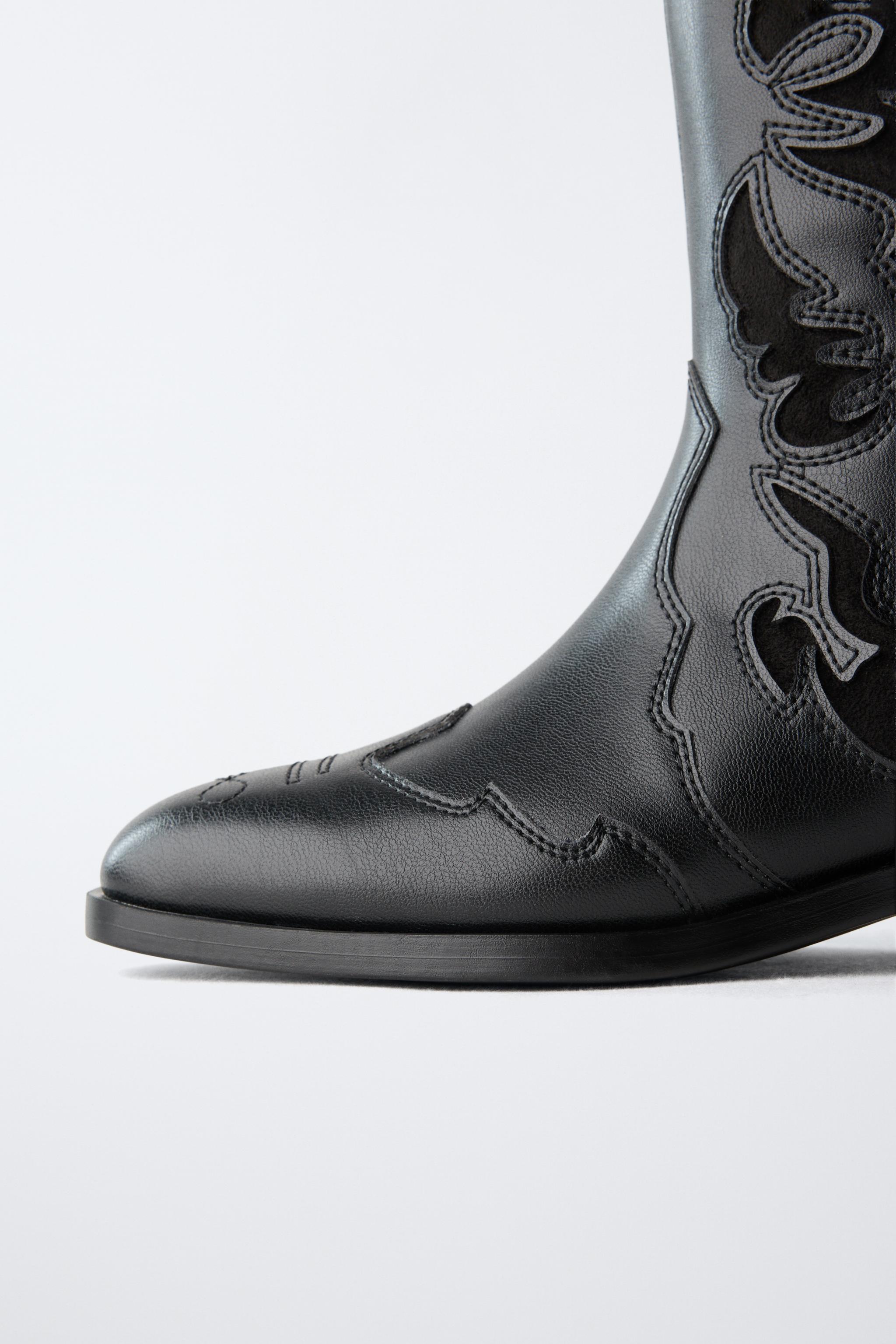 COWBOY BOOTS - Black | ZARA Turkey