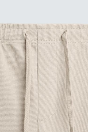PANTALON AVEC TAILLE STYLE JOGGING CONFORT - Beige de Zara - Image 6