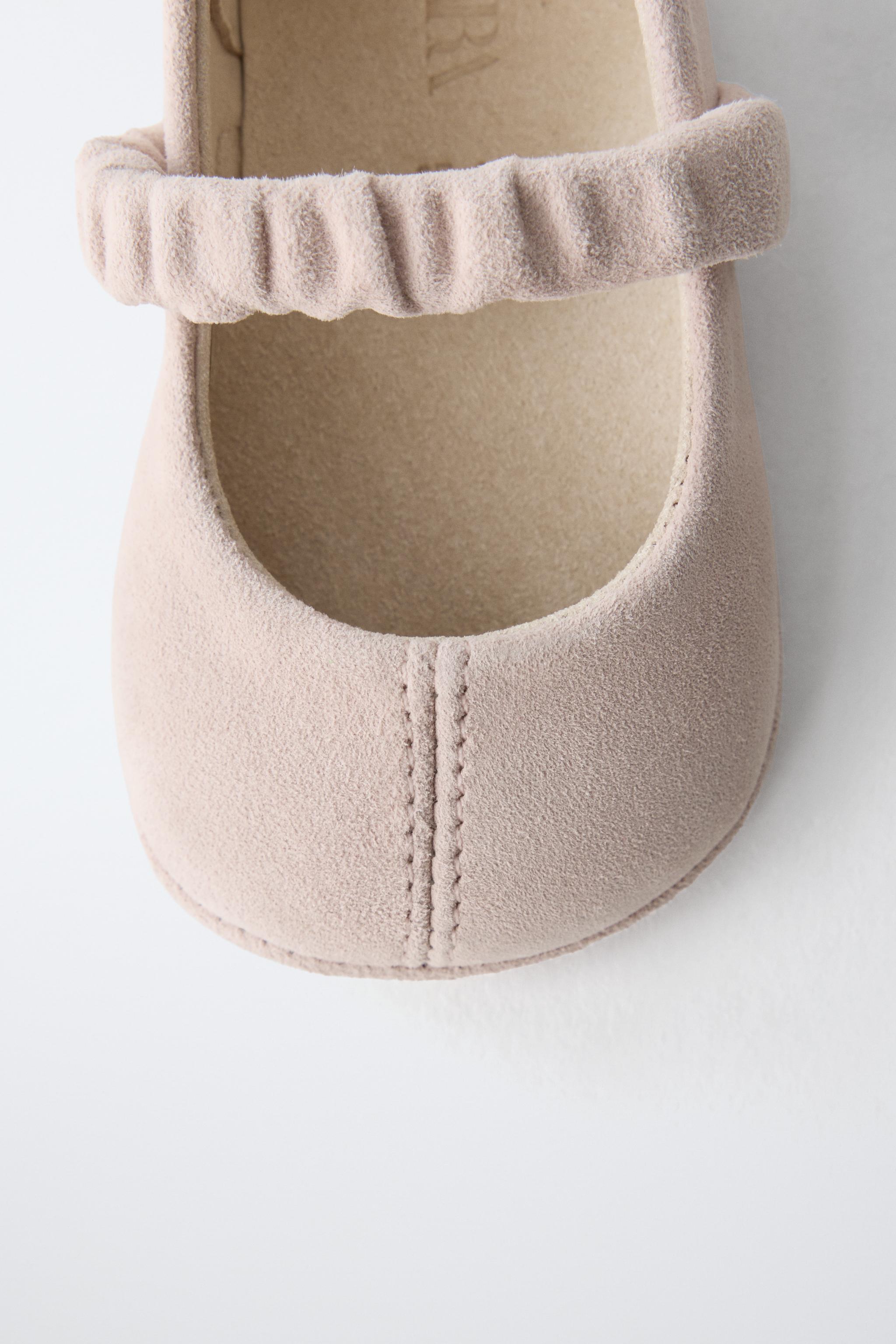 LEATHER BALLET FLATS