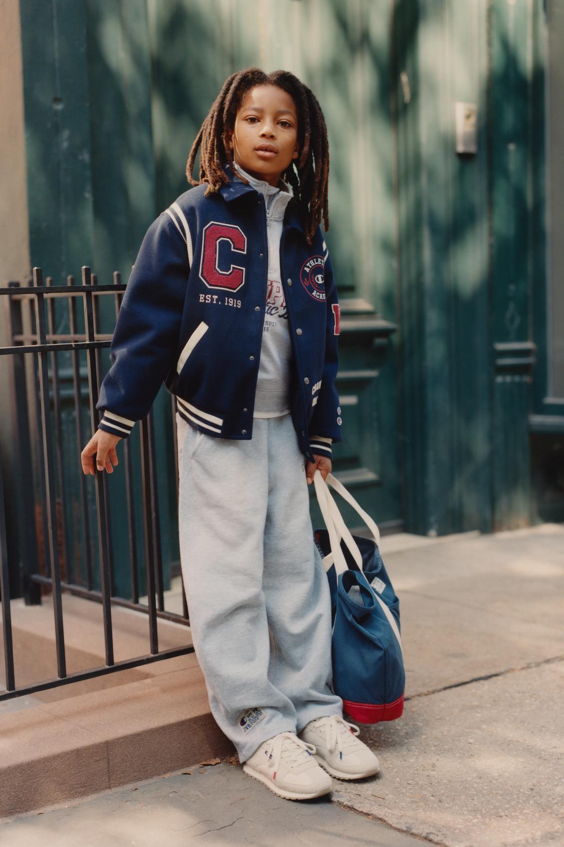 CHAMPION ® X ZARA CLOTH PATCH BOMBER JACKET