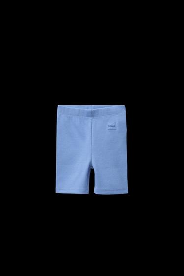 LEGGING RIB CICLISTA - Azulón de Zara - Imagen 0