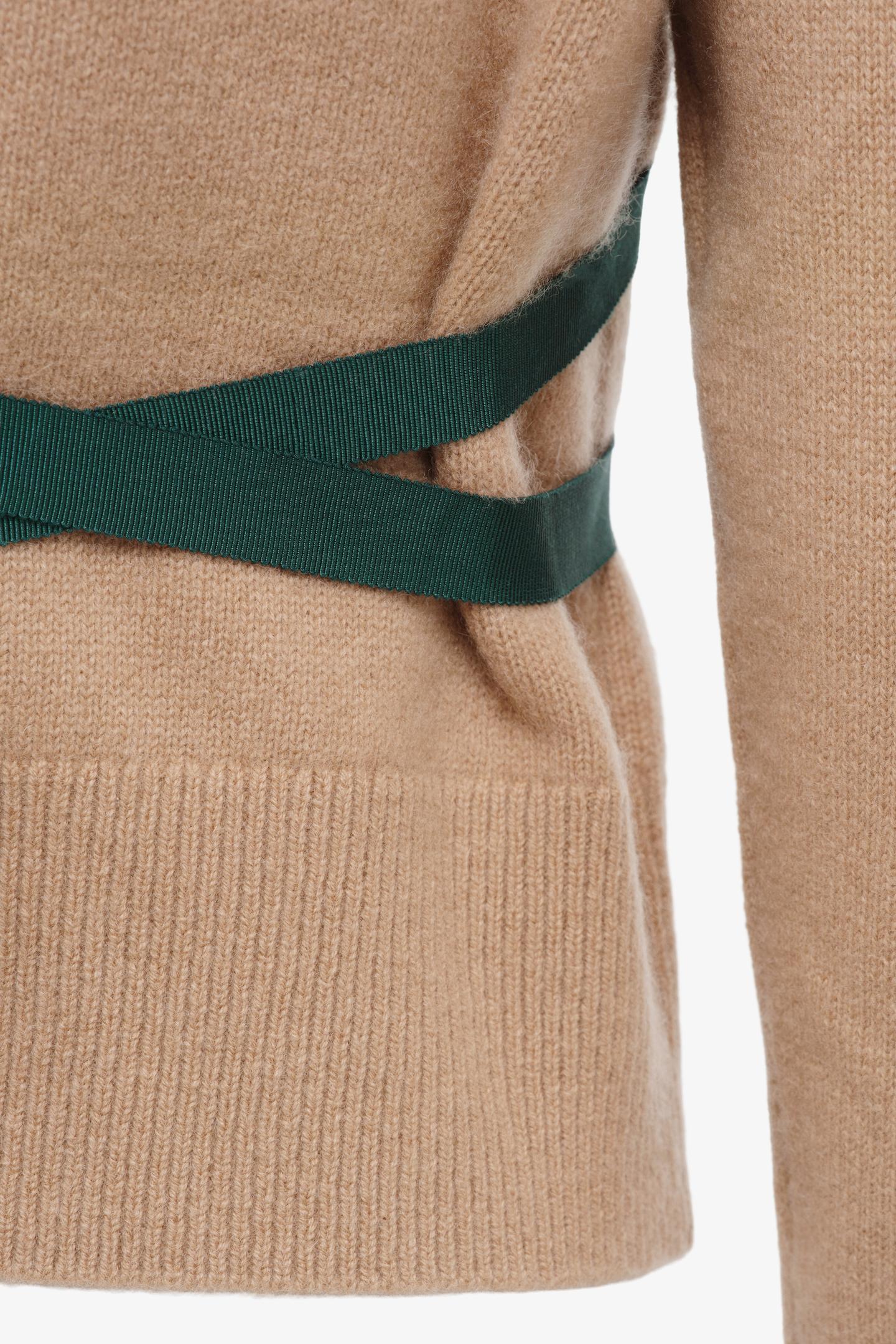 Мужской свитер Zara Limited Edition 100% Cashmere, цвет: Бежевый — фото 6
