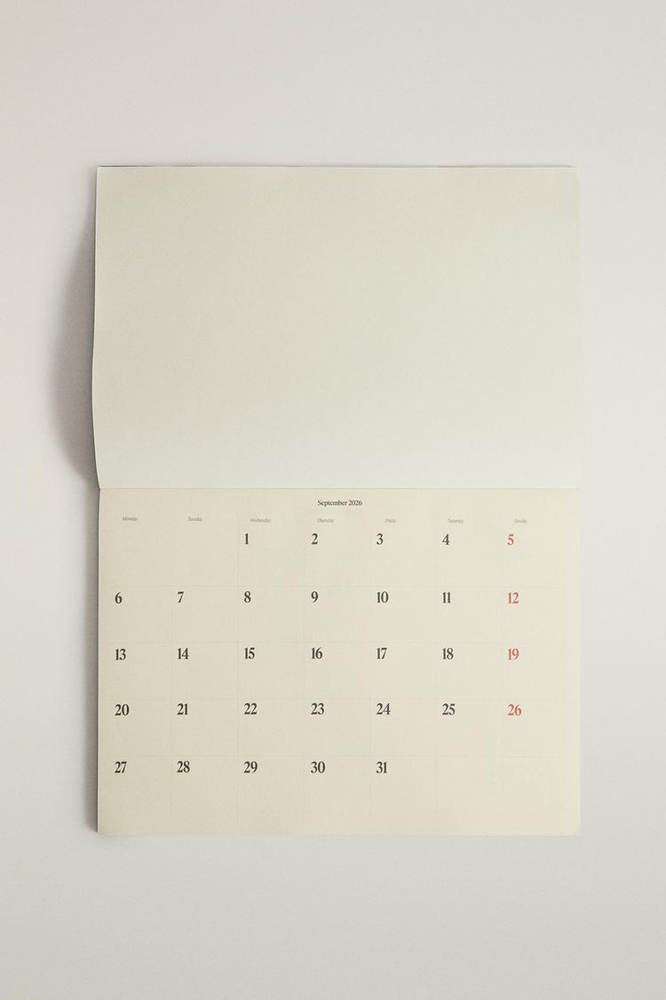 A3 MONTHLY PLANNER — Green