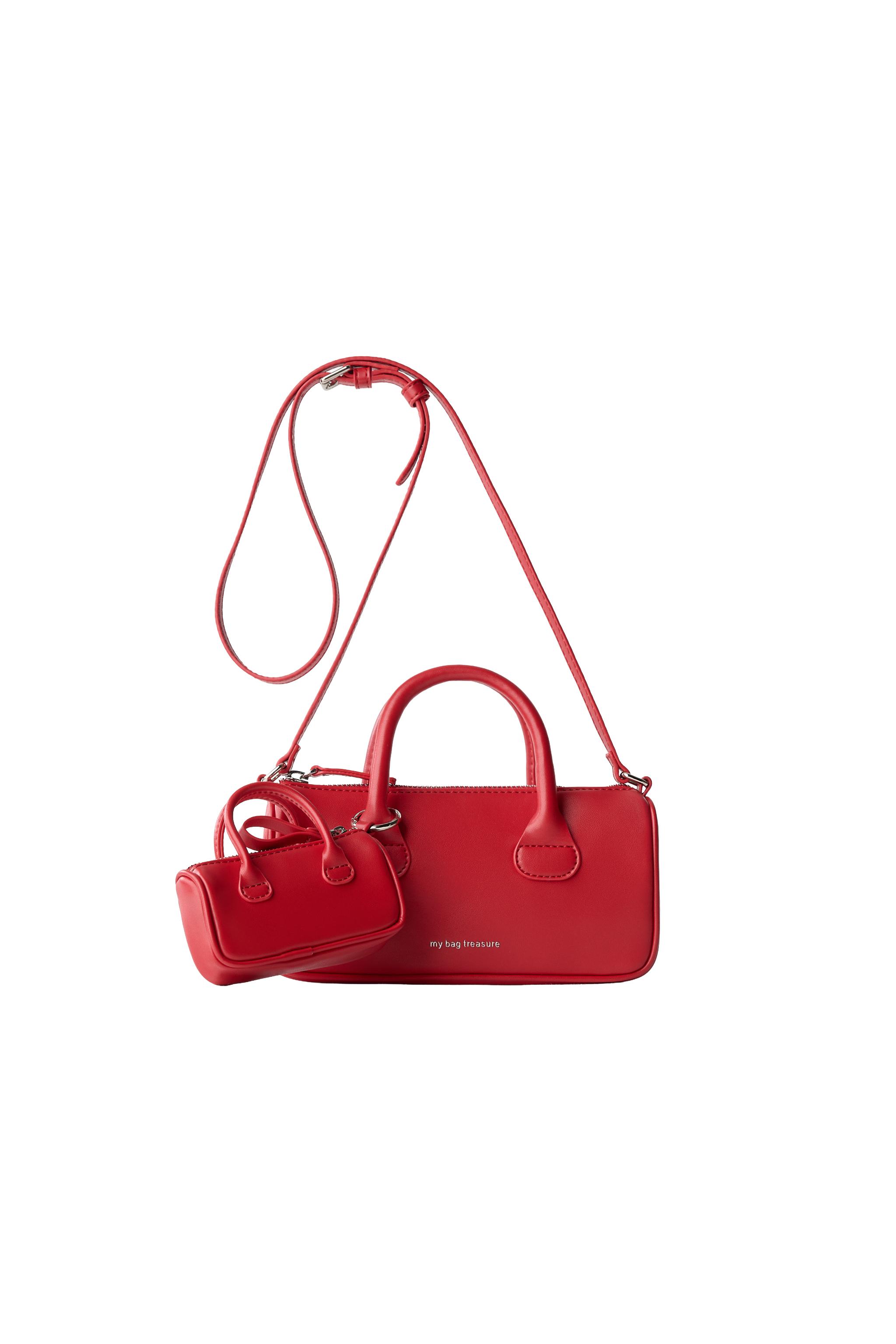 チャームクロスボディバッグ - レッド | ZARA Japan / 日本