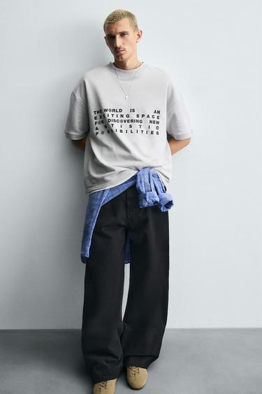 CONTRAST PRINT SWEATSHIRT - Ice by Zara - Image 4