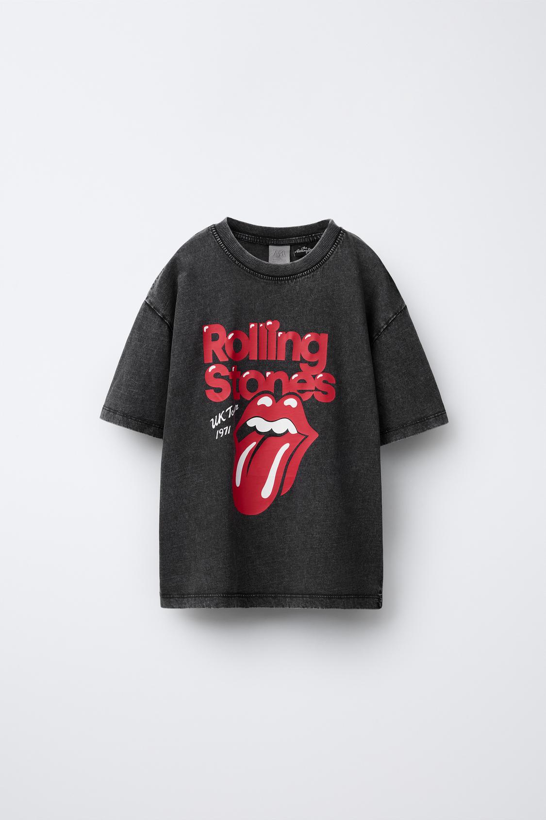 WASHED EFFECT ROLLING STONES © T-SHIRT