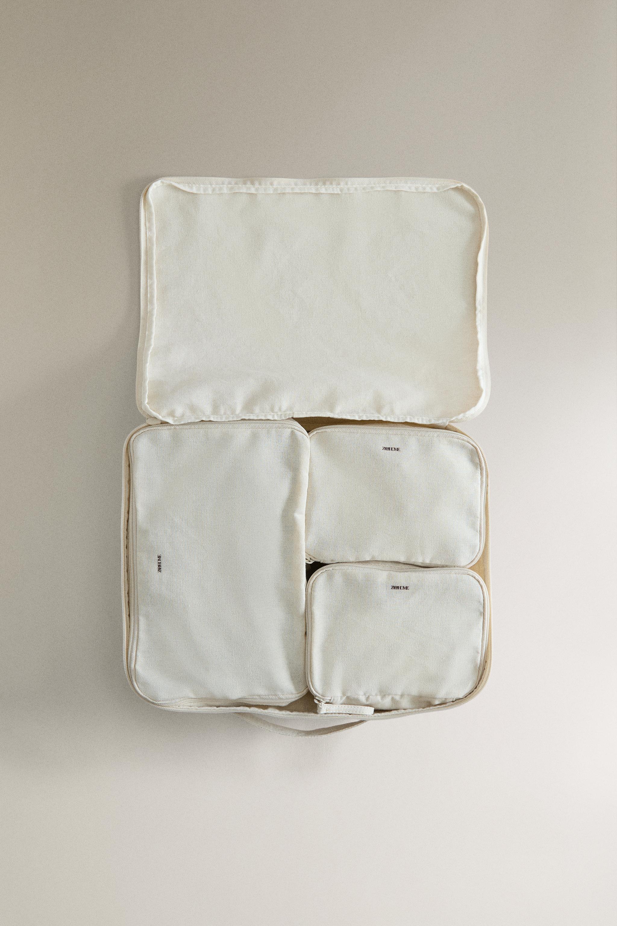 FABRIC TRAVEL ORGANIZER MAKEUP BAGS