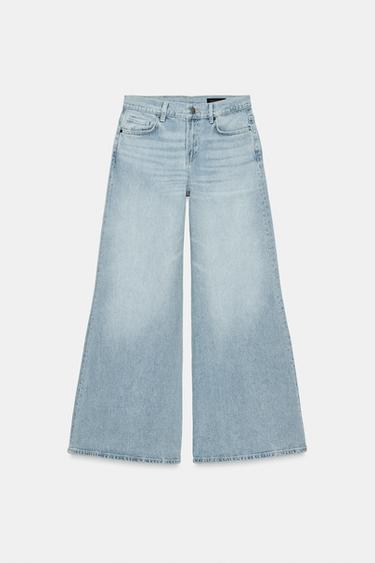 JEAN ZW COLLECTION MAXI WIDE LEG TAILLE BASSE - Bleu de Zara - Image 4