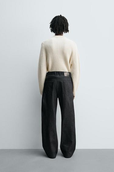 RELAXED FLARE FIT JEANS - Indigo by Zara - Image 2