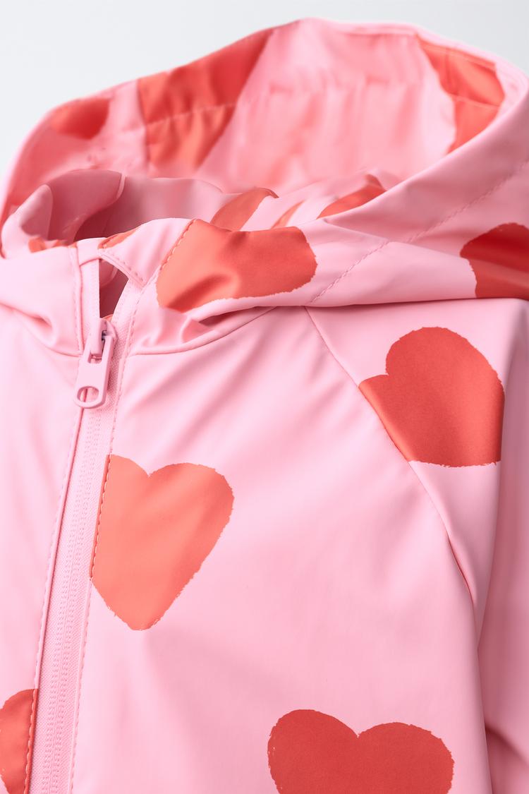 Impermeable de corazón de goma resistente al agua 5