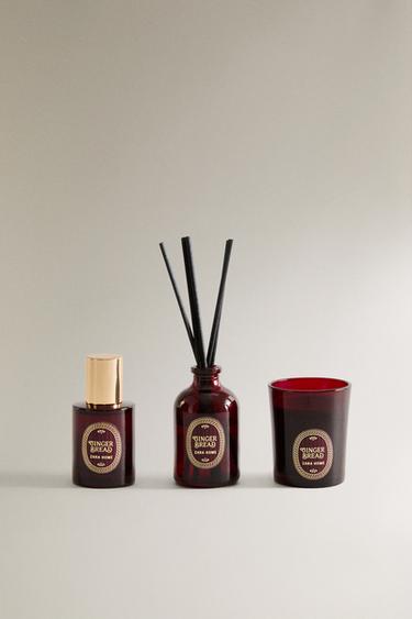 MINI GINGERBREAD GIFT BOX SET (SET OF 3) - Red by Zara - Image 1
