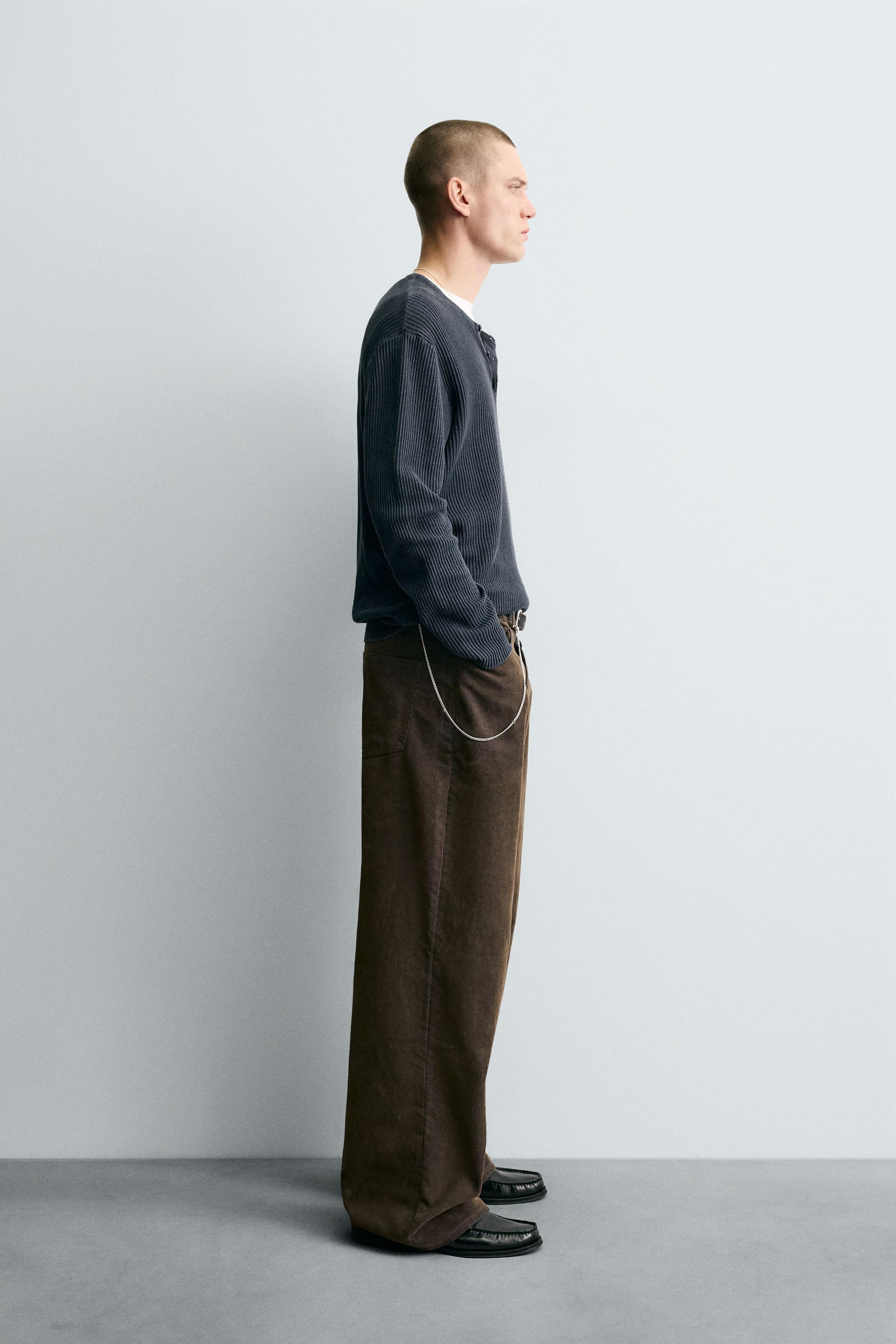 BAGGY FIT CORDUROY PANTS