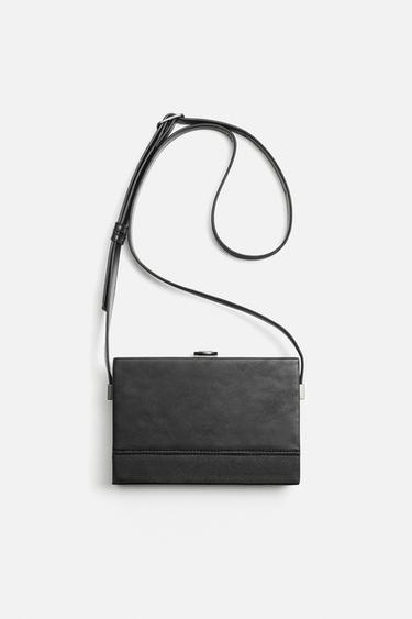 CROSSBODY BOX BAG - Black by Zara