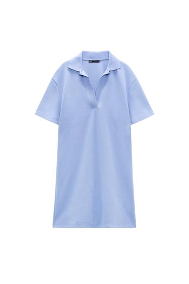 POLO-STYLE DRESS