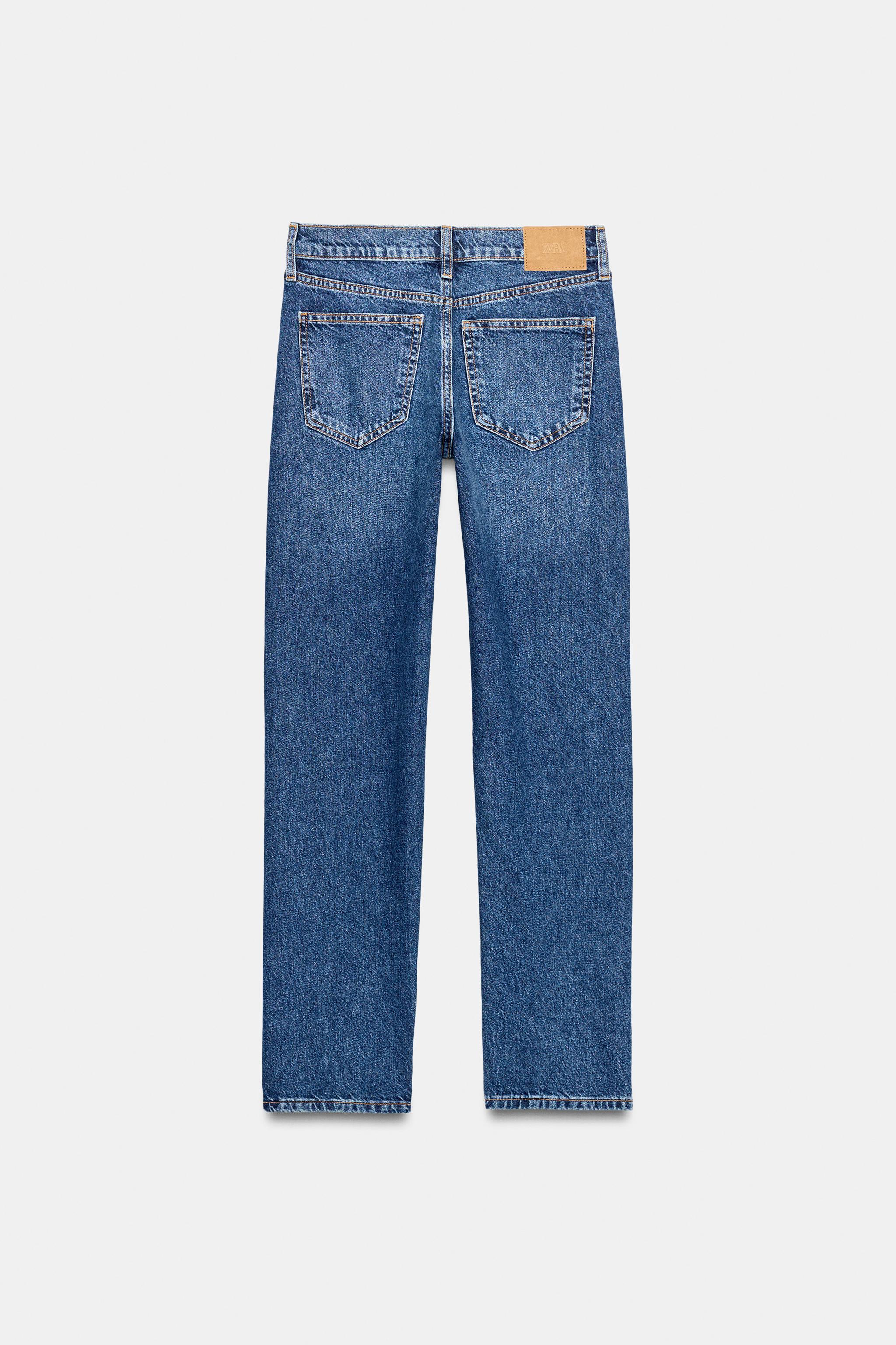 Z1975 MID-RISE SLIM STRAIGHT PEARL JEANS
