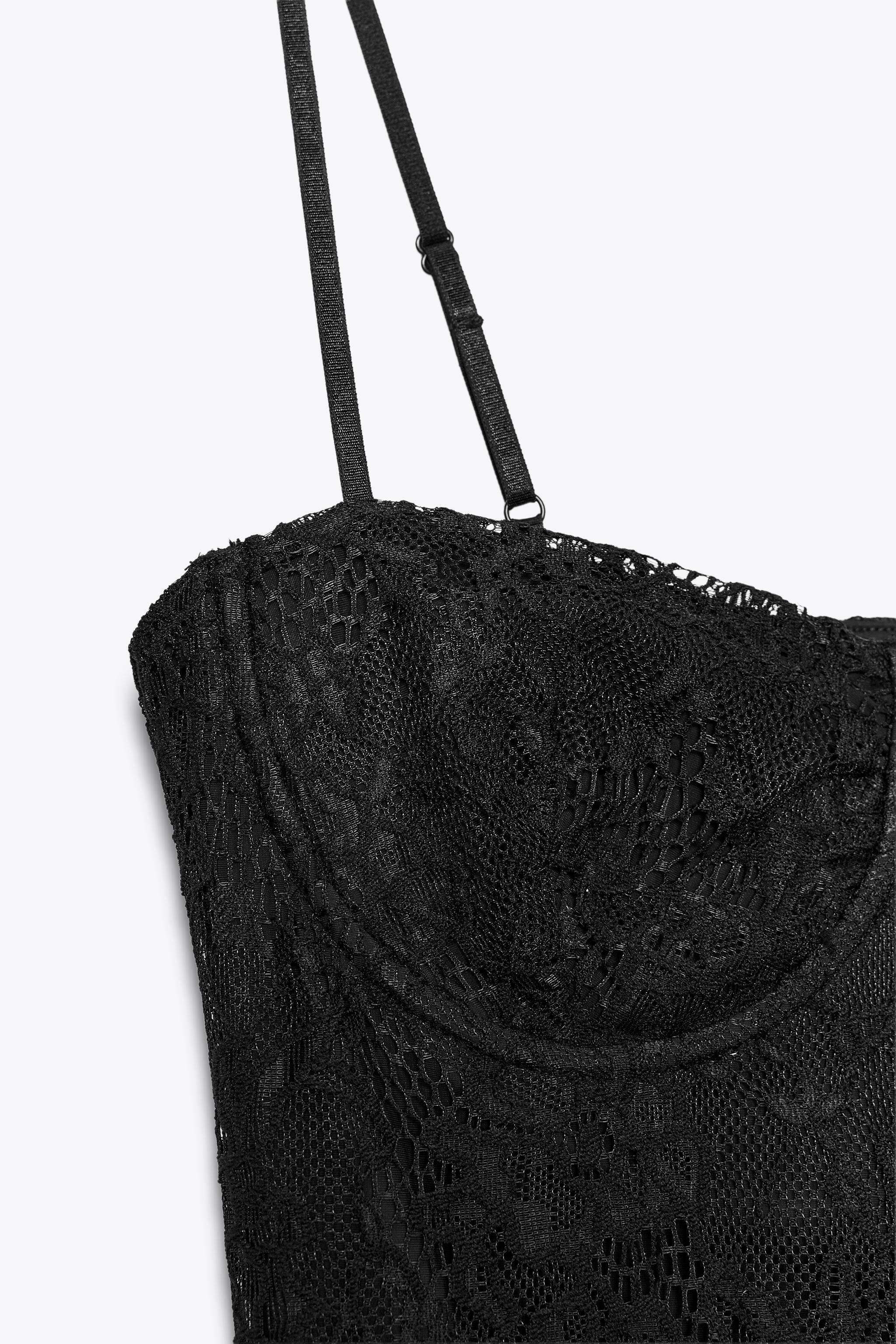 UNDERWIRE LACE MIDI DRESS