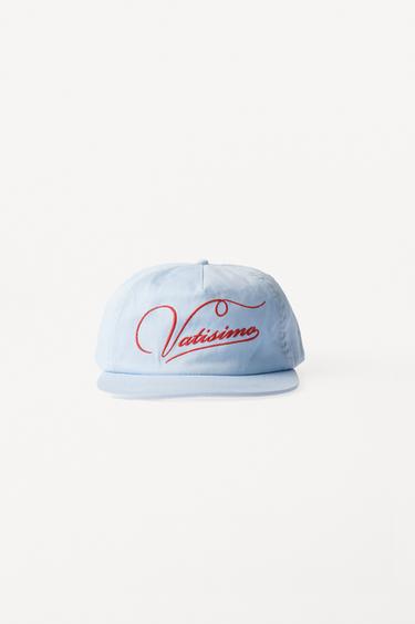 CASQUETTE À VISIÈRE PLATE BRODÉE WILLY CHAVARRIA X ZARA - Bleu ciel de Zara - Image 2