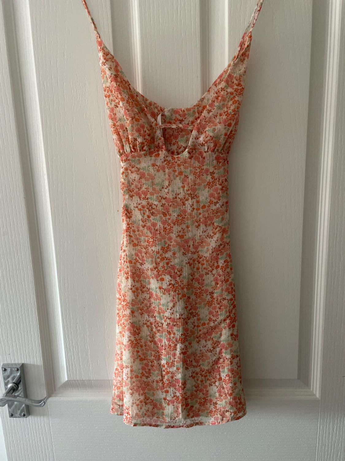 FLORAL PRINT MINI DRESS - Image 2