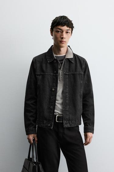 ベーシックデニムジャケットカーボンZaraのベーシックデニムジャケット - カーボン 
