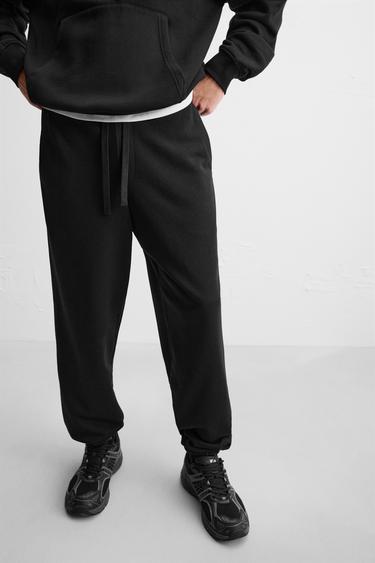 BASIC JOGGER TROUSERS - Black by Zara - Image 4