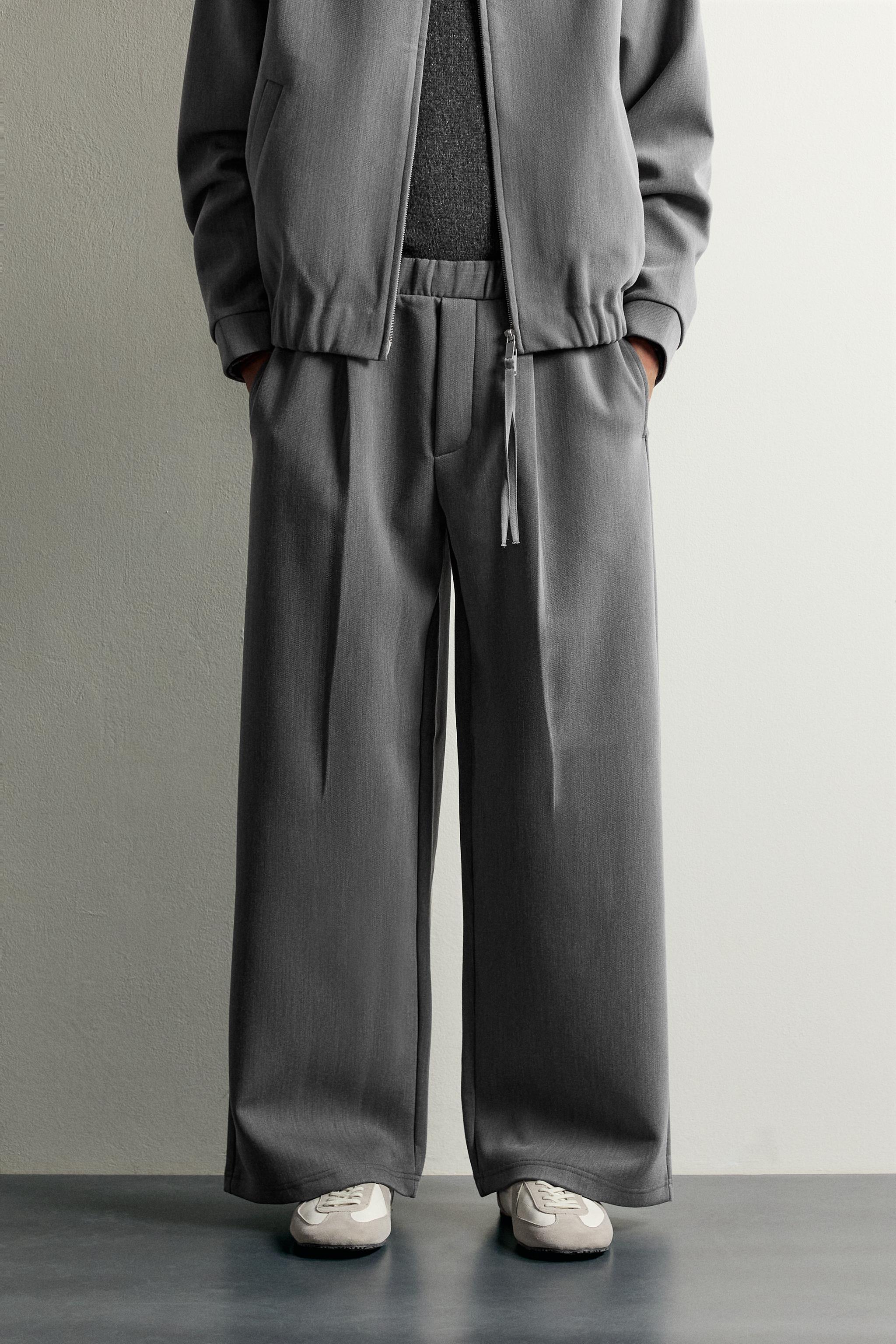 PANTALON WIDE FIT PLIS