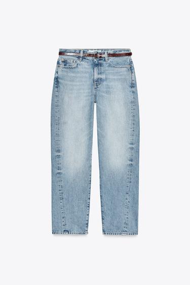 JEAN Z1975 NEW MOM FIT TAILLE HAUTE CEINTURE - Bleu moyen de Zara - Image 5
