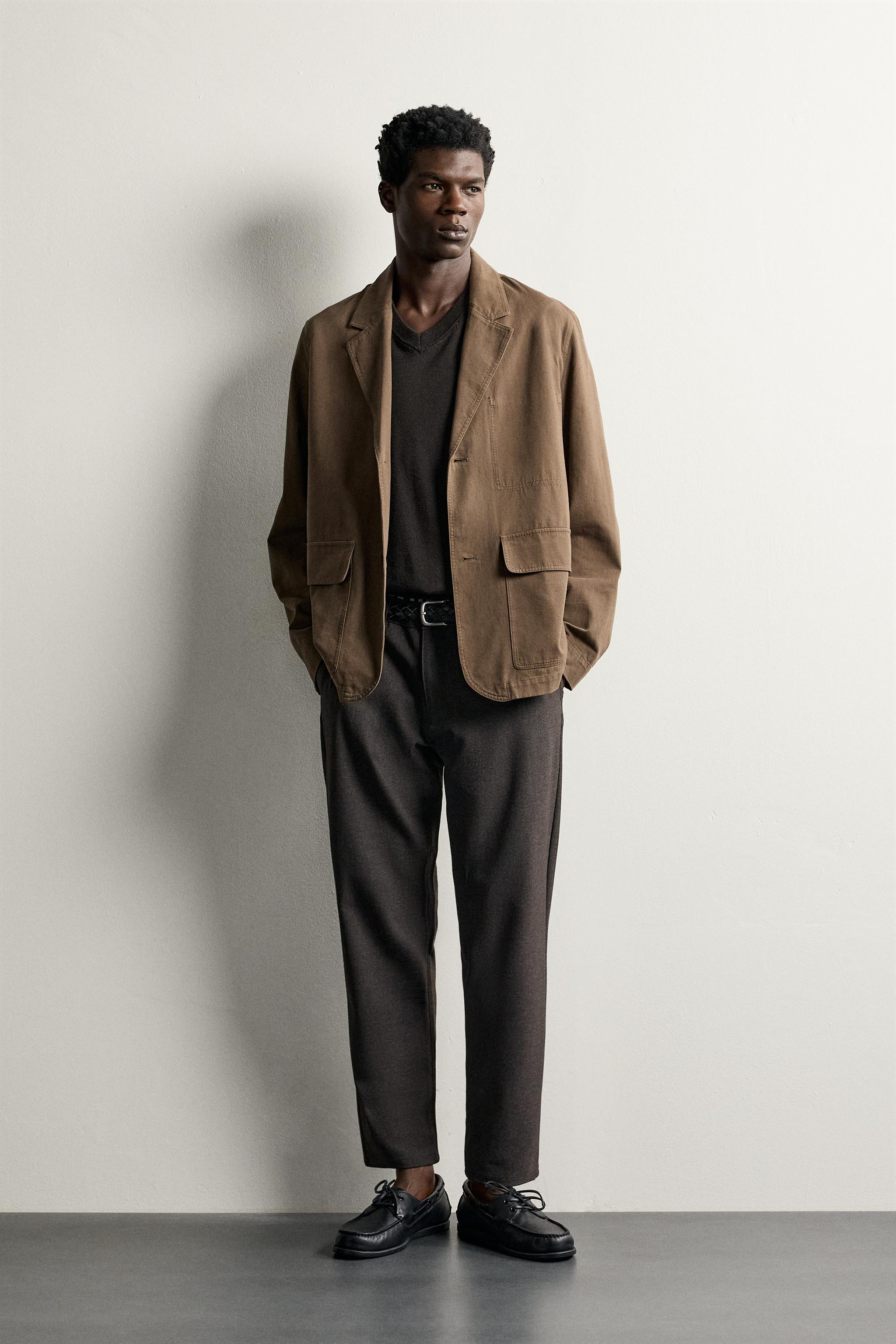 COMFORT STRUCTURED CHINO PANTS